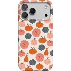 Casely iPhone 17 Pro Max Case | Fallen Gold | Antique Floral | Compatible with MagSafe | Classic Ultra Thin Design(Oh My Gourd | Pumpkin Patch)