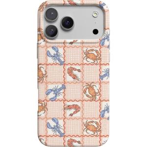 Casely iPhone 17 Pro Max Case | Fallen Gold | Antique Floral | Compatible with MagSafe | Classic Ultra Thin Design(On the Cape | Coastal Summer)
