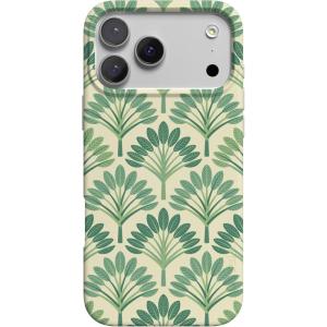 Casely iPhone 17 Pro Max Case | Fallen Gold | Antique Floral | Compatible with MagSafe | Classic Ultra Thin Design(Palm Royale | Palm Beach)