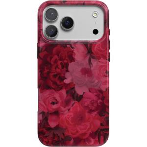 Casely iPhone 17 Pro Max Case | Fallen Gold | Antique Floral | Compatible with MagSafe | Classic Ultra Thin Design(Romance Novel | Moody Floral)