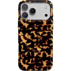 Casely iPhone 17 Pro Max Case | Fallen Gold | Antique Floral | Compatible with MagSafe | Classic Ultra Thin Design(Shell Shocked | Tortoise Print)