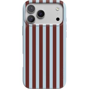 Casely iPhone 17 Pro Max Case | Fallen Gold | Antique Floral | Compatible with MagSafe | Classic Ultra Thin Design(Sunday in Brooklyn | Chocolate Stripes)
