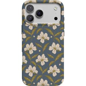 Casely iPhone 17 Pro Max Case | Fallen Gold | Antique Floral | Compatible with MagSafe | Classic Ultra Thin Design(The Boyfriend Collection | Lei’d Back)