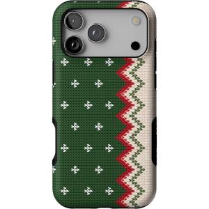 Casely iPhone 17 Pro Max Case | Grandpa’s Sweater | Holiday Knit | Bold Protective Design | MagSafe Compatible Design