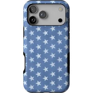 Casely iPhone 17 Pro Max Case | Lonely Hearts Club | The Beatles SGT. Pepper’s | Bold Protective Design | Compatible with MagSafe(Coastal Blues | Denim Stars)