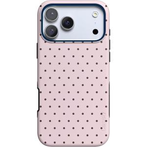 Casely iPhone 17 Pro Max Case | Lonely Hearts Club | The Beatles SGT. Pepper’s | Bold Protective Design | Compatible with MagSafe(On the Dot | Pink Polka Dot)