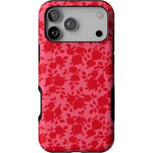 Casely iPhone 17 Pro Max Case | Lonely Hearts Club | The Beatles SGT. Pepper’s | Bold Protective Design | Compatible with MagSafe(Rose Garden | Red Aesthetic)