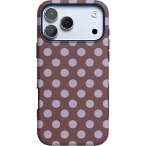 Casely iPhone 17 Pro Max Case | Lonely Hearts Club | The Beatles SGT. Pepper’s | Bold Protective Design | Compatible with MagSafe(Spotted in SoHo | Burgundy Polka Dot)