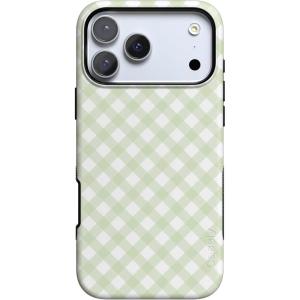 Casely iPhone 17 Pro Max Case | Lonely Hearts Club | The Beatles SGT. Pepper’s | Bold Protective Design | Compatible with MagSafe(Sunday Best | Mint Lattice)