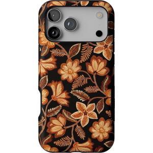 Casely iPhone 17 Pro Max Case | Maple Flowers | Floral Foliage | Bold Protective Design | MagSafe Compatible Design