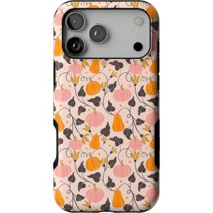 Casely iPhone 17 Pro Max Case | Pumpkin Princess | Harvest Vines | Bold Protective Design | MagSafe Compatible Design