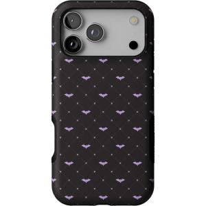 Casely iPhone 17 Pro Max Case | Such a Battie | Purple Bats | Bold Protective Design | MagSafe Compatible Design