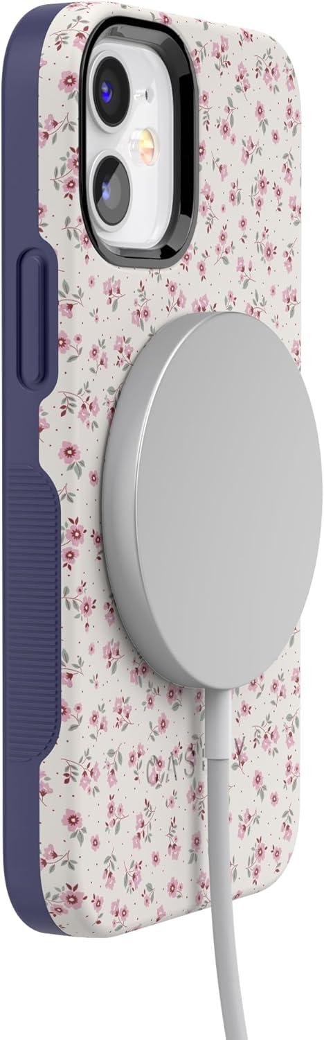 imageCasely iPhone 1212 Pro Case  Be Mine  Tiny Hearts  Bold Protective Design  Compatible with MagSafeCottage Charm  Cottagecore Case