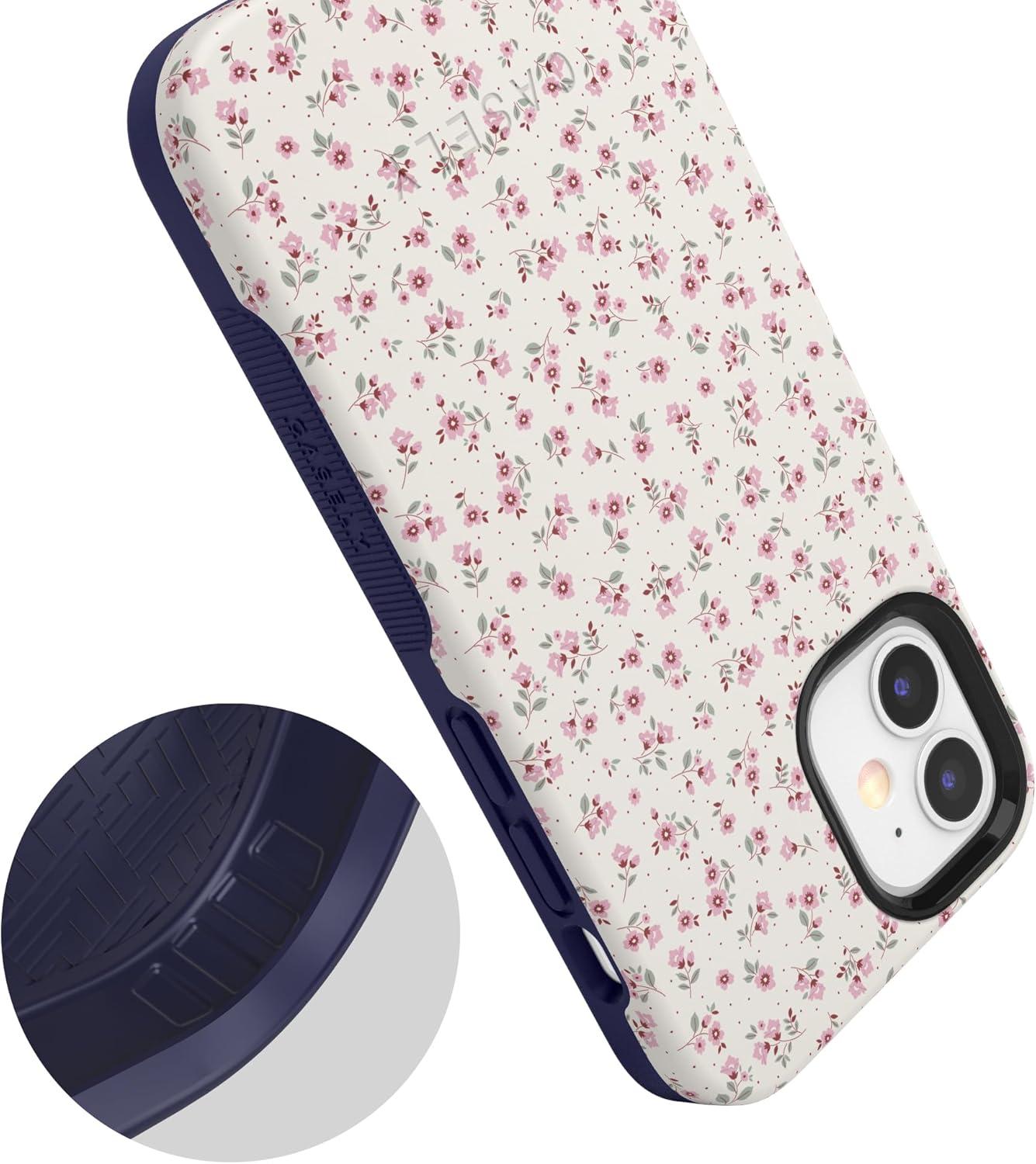 imageCasely iPhone 1212 Pro Case  Be Mine  Tiny Hearts  Bold Protective Design  Compatible with MagSafeCottage Charm  Cottagecore Case