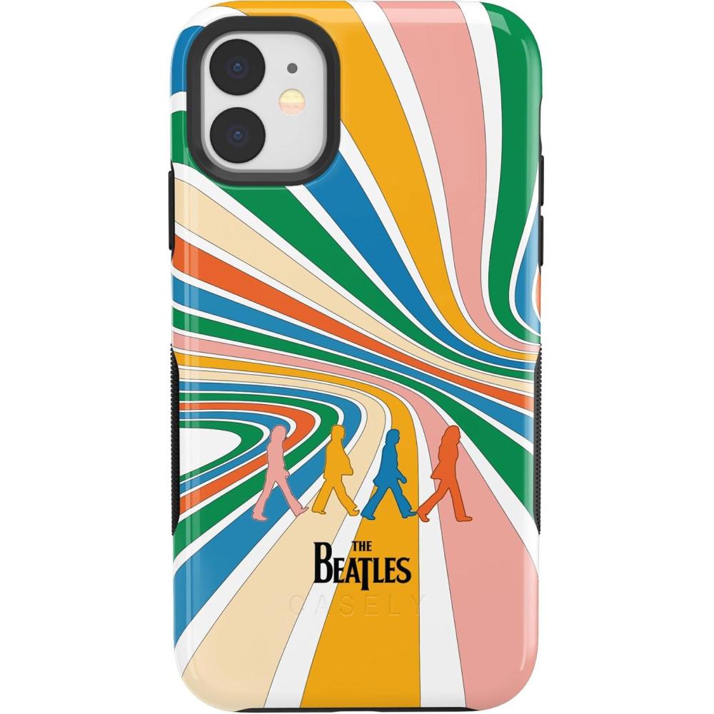 imageCasely iPhone 11 Case  Shell Shocked  Tortoise Print  Bold Protective DesignBeatles  Come Together  Abbey Road