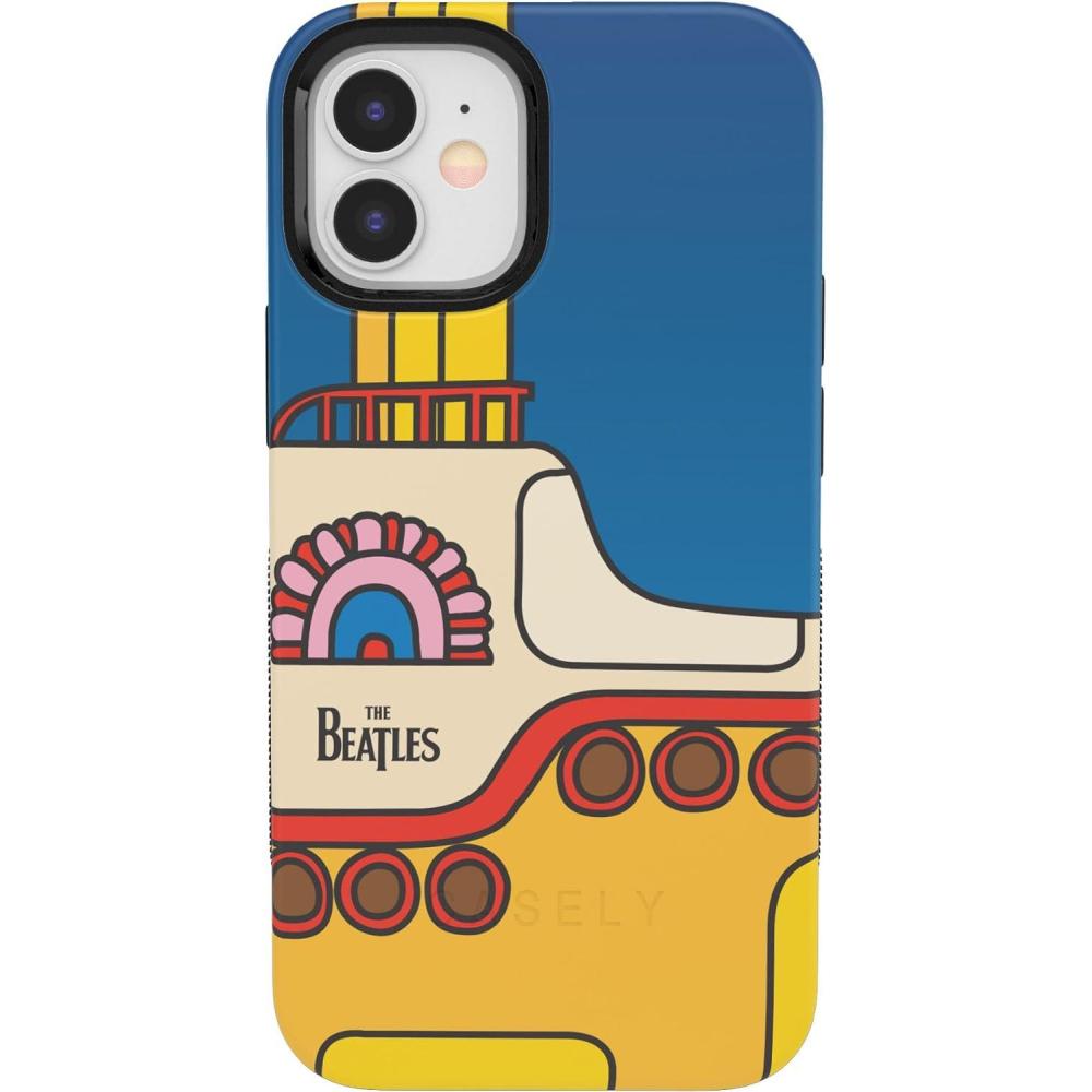 imageCasely iPhone 11 Case  Shell Shocked  Tortoise Print  Bold Protective DesignBeatles  Yellow Submarine