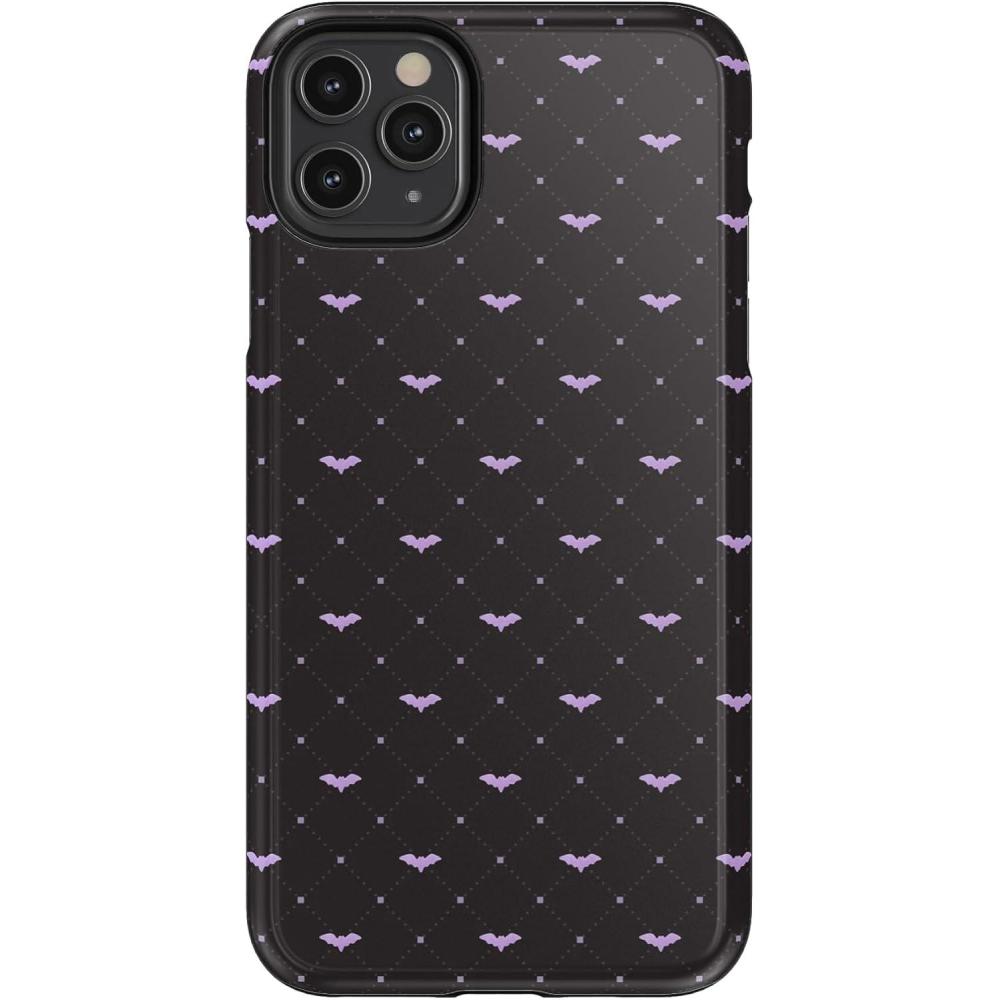 imageCasely iPhone 11 Pro Max Case  Such a Battie  Purple Bats  Essential Slim DualLayer Protective Design