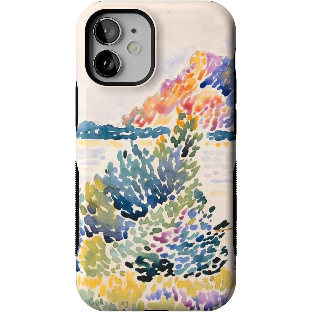 imageCasely iPhone 12 Mini Case  Dark Fantasy  Contrast Floral  Bold Protective Design  Compatible with MagSafeCalm Waters  The Met Museum