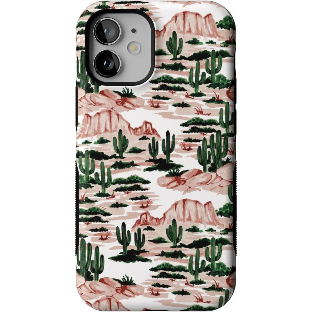 imageCasely iPhone 12 Mini Case  Dark Fantasy  Contrast Floral  Bold Protective Design  Compatible with MagSafeGold Rush  Desert