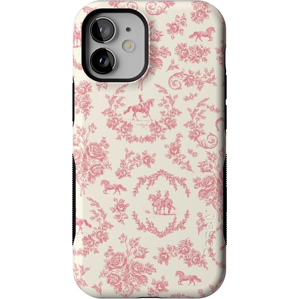 imageCasely iPhone 12 Mini Case  Dark Fantasy  Contrast Floral  Bold Protective Design  Compatible with MagSafeWestern Bloom  Jenna Palek x Casely