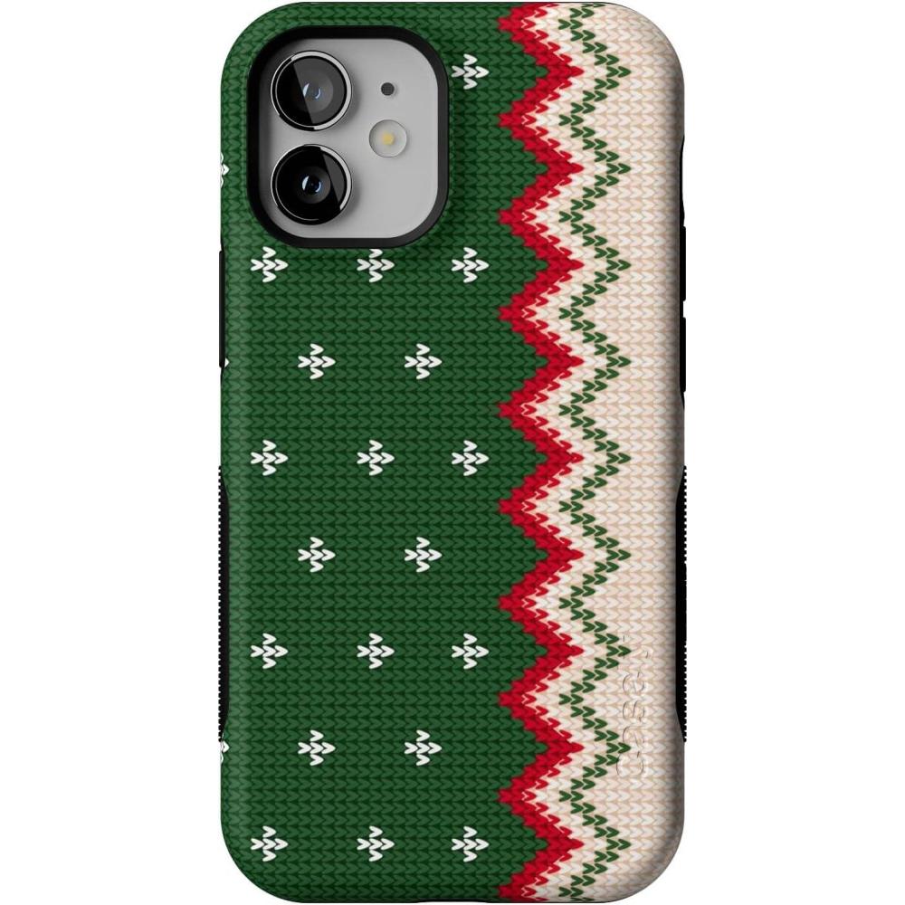 imageCasely iPhone 12 Mini Case  Grandpas Sweater  Holiday Knit  Bold Protective Design  MagSafe Compatible Design