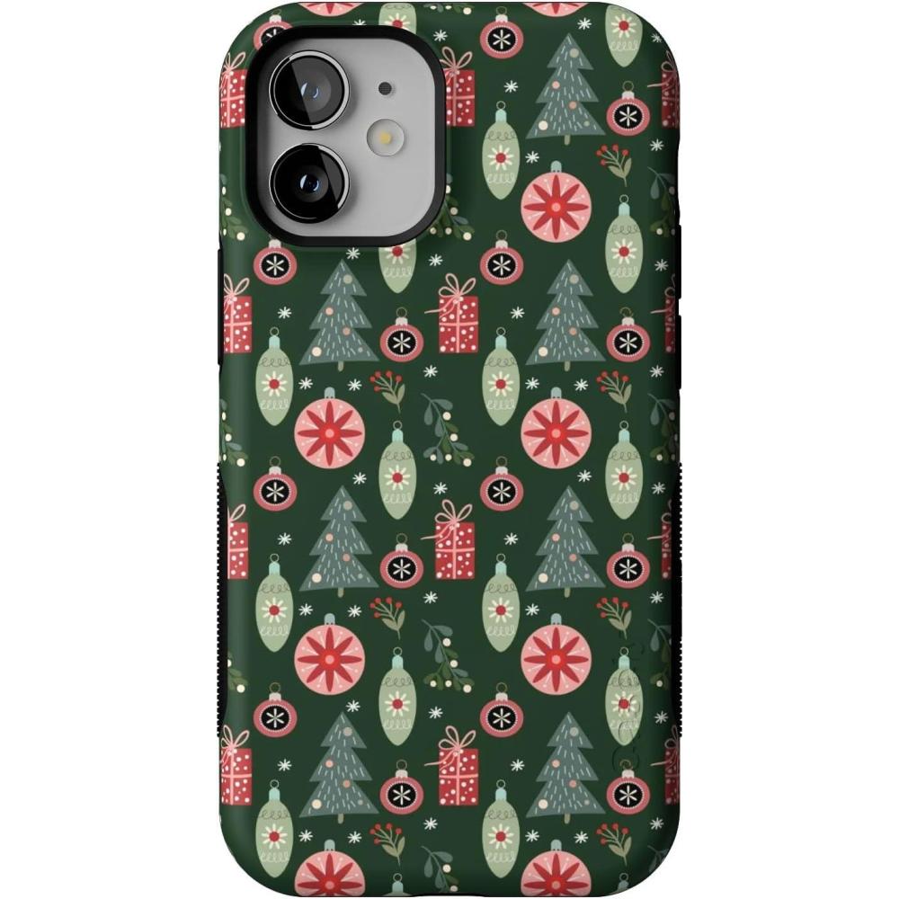 imageCasely iPhone 12 Mini Case  Tinsel Town  Christmas Ornament  Bold Protective Design  MagSafe Compatible Design