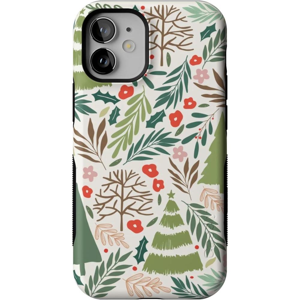 imageCasely iPhone 12 Mini Case  Under The Mistletoe  Holiday  Bold Protective Design  MagSafe Compatible Design
