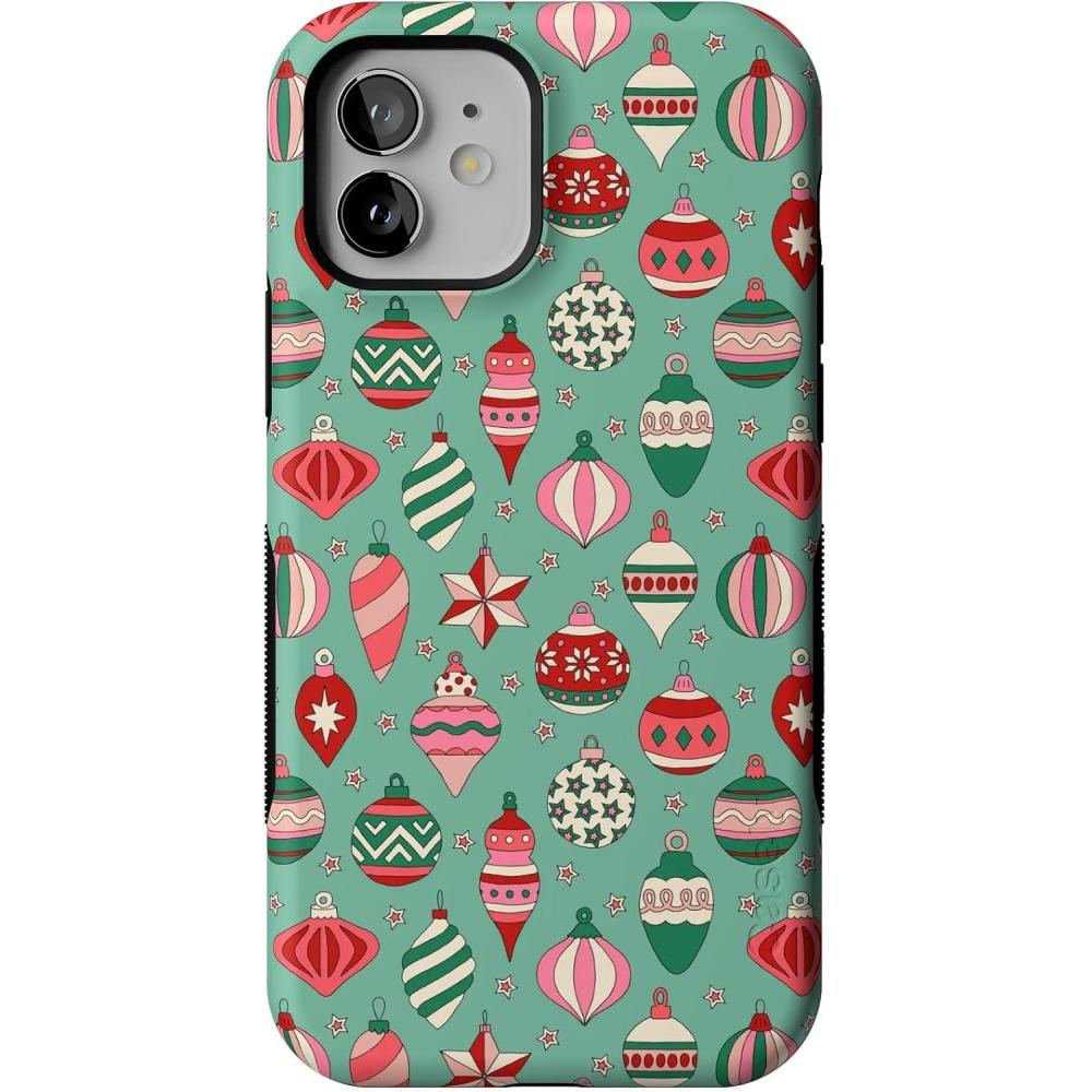 imageCasely iPhone 1212 Pro Case  All Decked Out  Festive Ornaments  Bold Protective Design  MagSafe Compatible Design