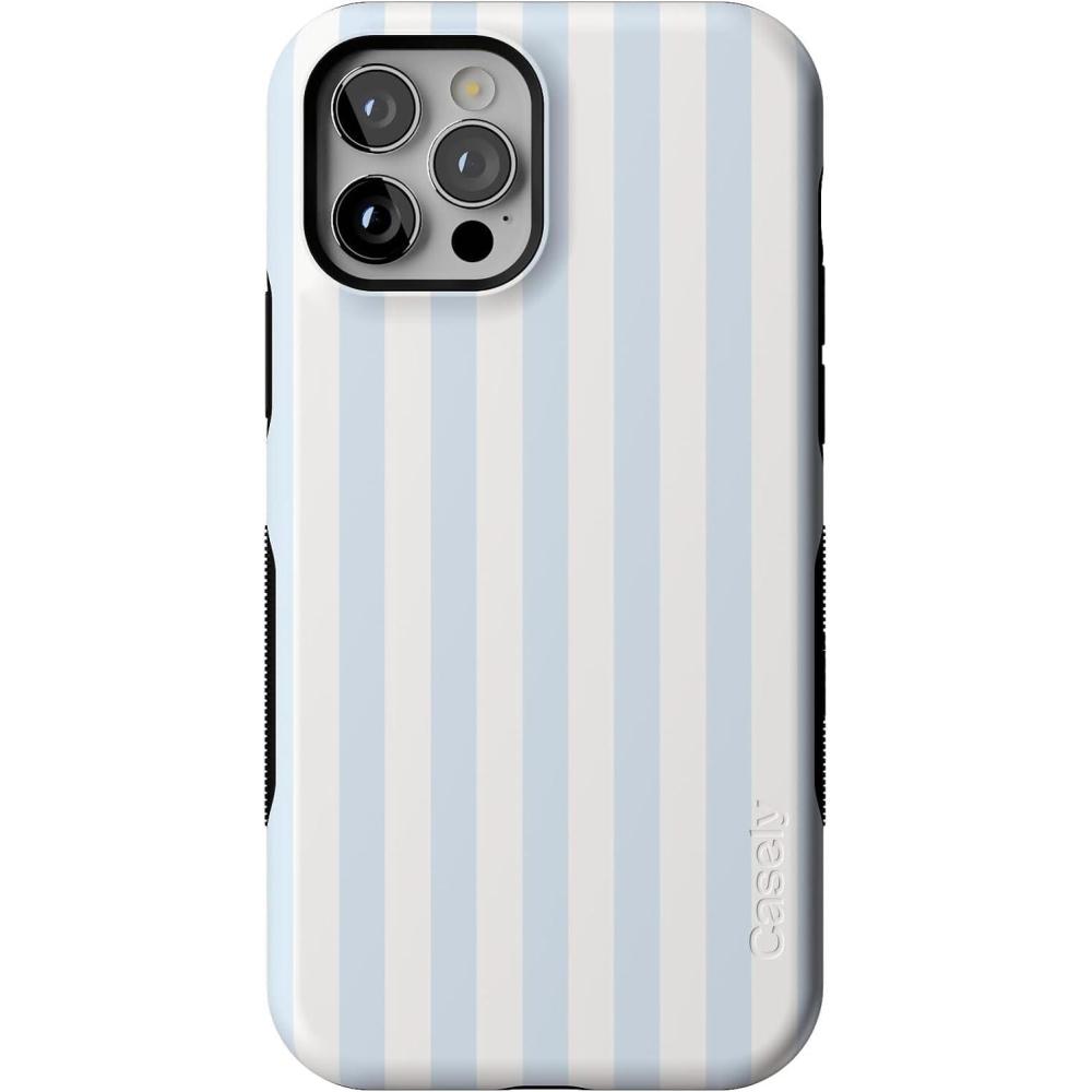 imageCasely iPhone 1212 Pro Case  Be Mine  Tiny Hearts  Bold Protective Design  Compatible with MagSafeBlue Stripes  Sunday Best