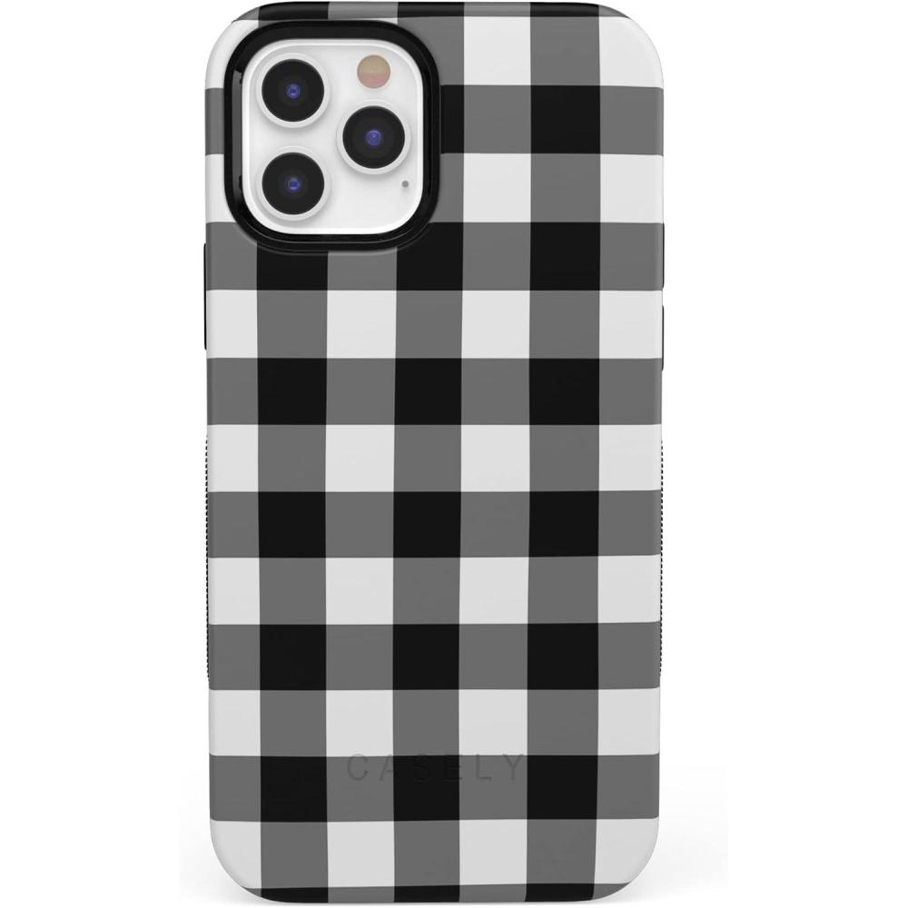 imageCasely iPhone 1212 Pro Case  Be Mine  Tiny Hearts  Bold Protective Design  Compatible with MagSafeCheck Me Out  Checkerboard