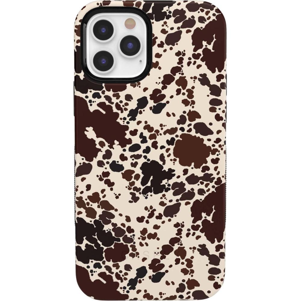 imageCasely iPhone 1212 Pro Case  Be Mine  Tiny Hearts  Bold Protective Design  Compatible with MagSafeCowgirl Envy  Cow Print