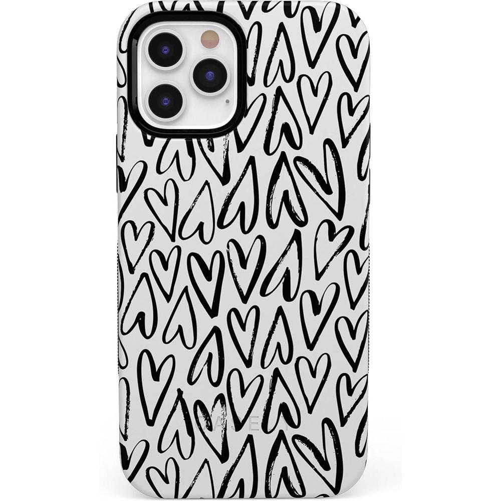 imageCasely iPhone 1212 Pro Case  Be Mine  Tiny Hearts  Bold Protective Design  Compatible with MagSafeHeart Throb  Endless Hearts