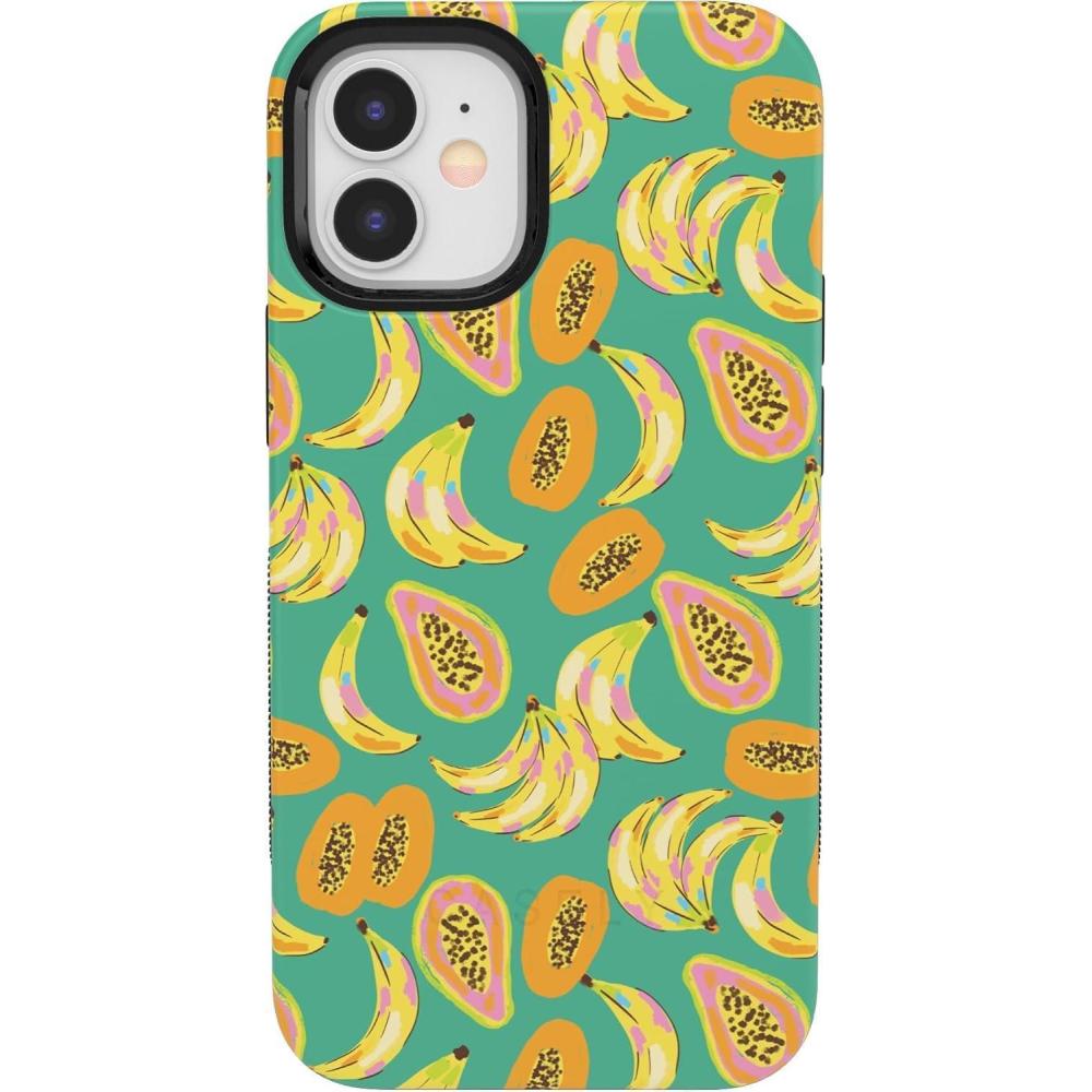 imageCasely iPhone 1212 Pro Case  Be Mine  Tiny Hearts  Bold Protective Design  Compatible with MagSafePapaya Palms  Dippin Daisys Tropical Vacation