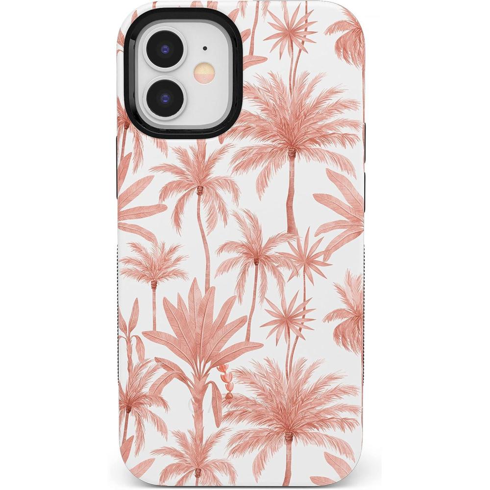 imageCasely iPhone 1212 Pro Case  Be Mine  Tiny Hearts  Bold Protective Design  Compatible with MagSafePerfect Paradise  Tropical Palm Tree Floral