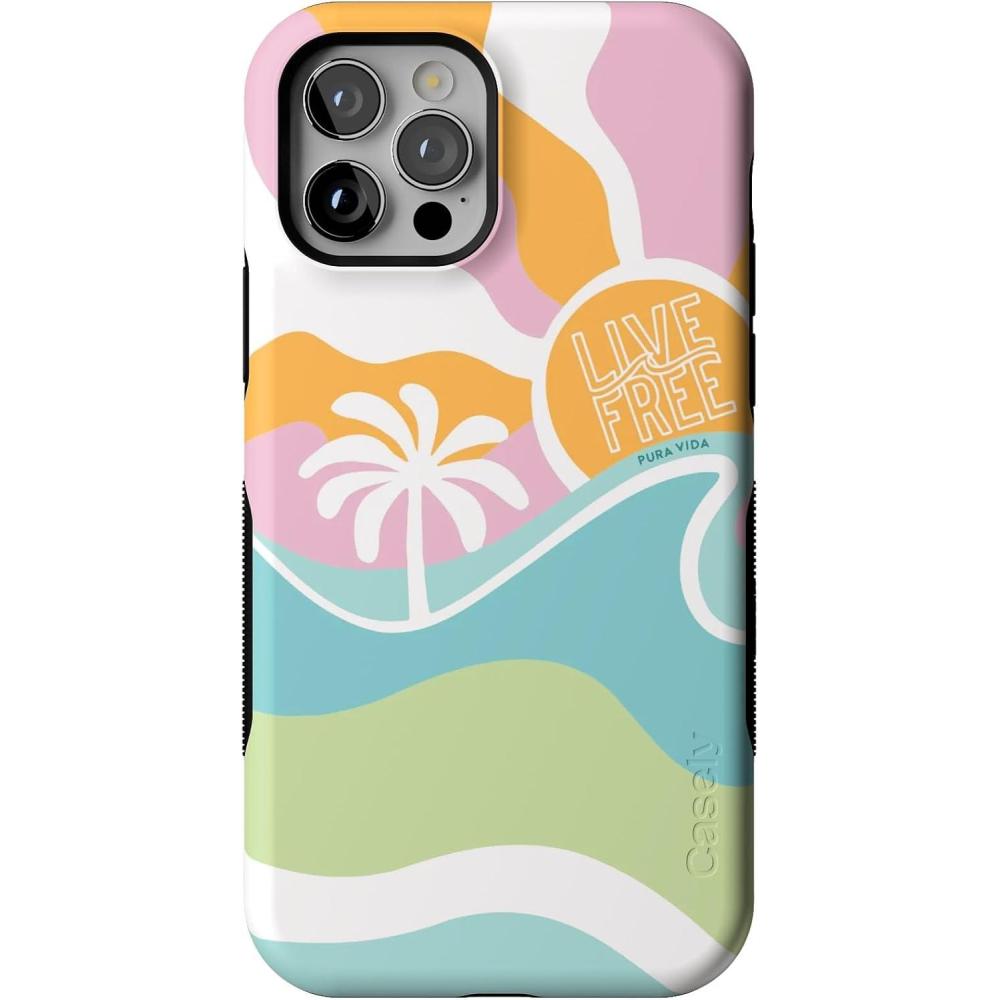 imageCasely iPhone 1212 Pro Case  Be Mine  Tiny Hearts  Bold Protective Design  Compatible with MagSafePura Vida  Tropical Dreams