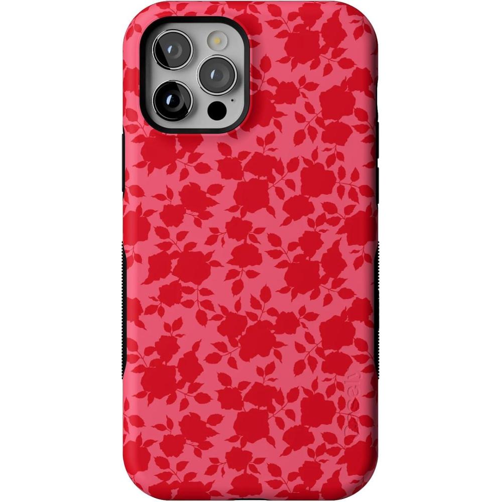imageCasely iPhone 1212 Pro Case  Be Mine  Tiny Hearts  Bold Protective Design  Compatible with MagSafeRose Garden  Red Aesthetic