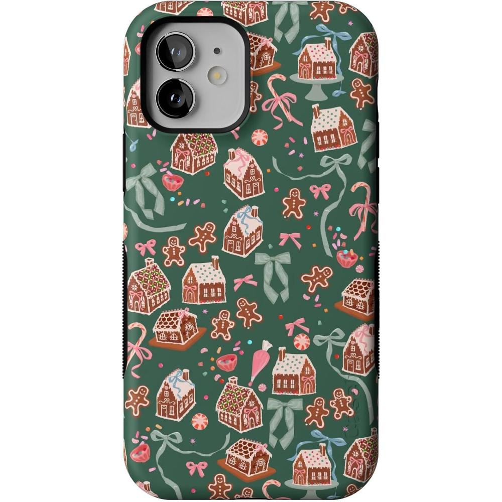 imageCasely iPhone 1212 Pro Case  Gingerbread Lane  Holiday Sweets  Bold Protective Design  MagSafe Compatible Design