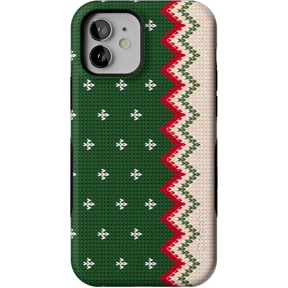 imageCasely iPhone 1212 Pro Case  Grandpas Sweater  Holiday Knit  Bold Protective Design  MagSafe Compatible Design
