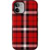 imageCasely iPhone 12 Mini Case  As if  Red Plaid  Bold Protective Design  MagSafe Compatible Design