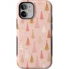 imageCasely iPhone 12 Mini Case  Bubblegum Forest  Christmas Tree  Bold Protective Design  MagSafe Compatible Design