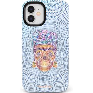 Casely iPhone 11 Case | Shell Shocked | Tortoise Print | Bold Protective Design(Frida Kahlo | Vida y Muerte | Dotted Skull)