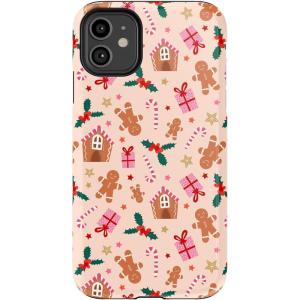 Casely iPhone 11 Pro Max Case | Gingerbread Lane | Holiday Sweets | Essential Slim Dual-Layer Protective Design(Frosted Wishes | Sweet Treat)
