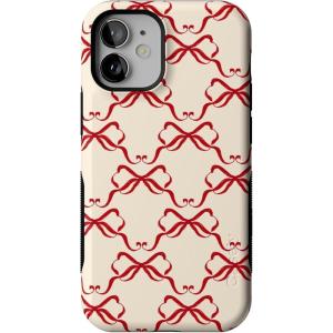 Casely iPhone 12 Mini Case | All Wrapped Up | Vintage Bows | Bold Protective Design | MagSafe Compatible Design