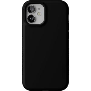 Casely iPhone 12 Mini Case | Dark Fantasy | Contrast Floral | Bold Protective Design | Compatible with MagSafe(Black on Black | Ultra-Protective Bold)