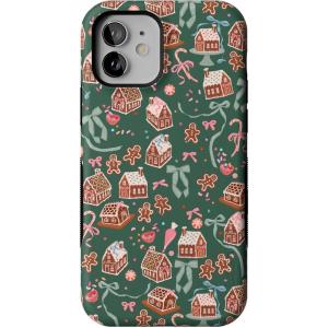 Casely iPhone 12 Mini Case | Gingerbread Lane | Holiday Sweets | Bold Protective Design | MagSafe Compatible Design