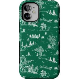 Casely iPhone 12 Mini Case | Home for The Holidays | Mountain Town | Bold Protective Design | MagSafe Compatible Design