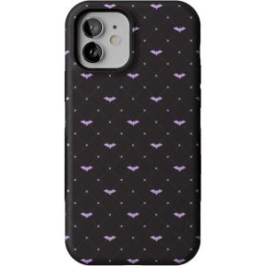 Casely iPhone 12 Mini Case | Such a Battie | Purple Bats | Bold Protective Design | MagSafe Compatible Design