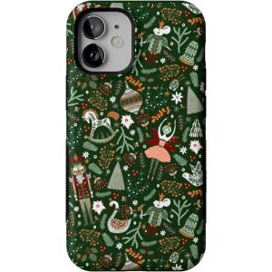 Casely iPhone 12 Mini Case | Sugar Plum Fairy | Winter Wonderland | Bold Protective Design | MagSafe Compatible Design