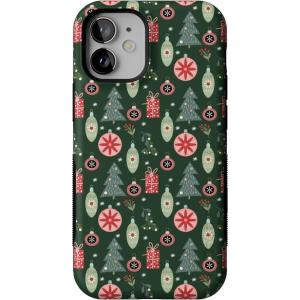 Casely iPhone 12 Mini Case | Tinsel Town | Christmas Ornament | Bold Protective Design | MagSafe Compatible Design