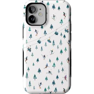 Casely iPhone 12 Mini Case | We’ve Peaked | Apres Ski Mountains | Compatible with MagSafe | Bold Protective Design